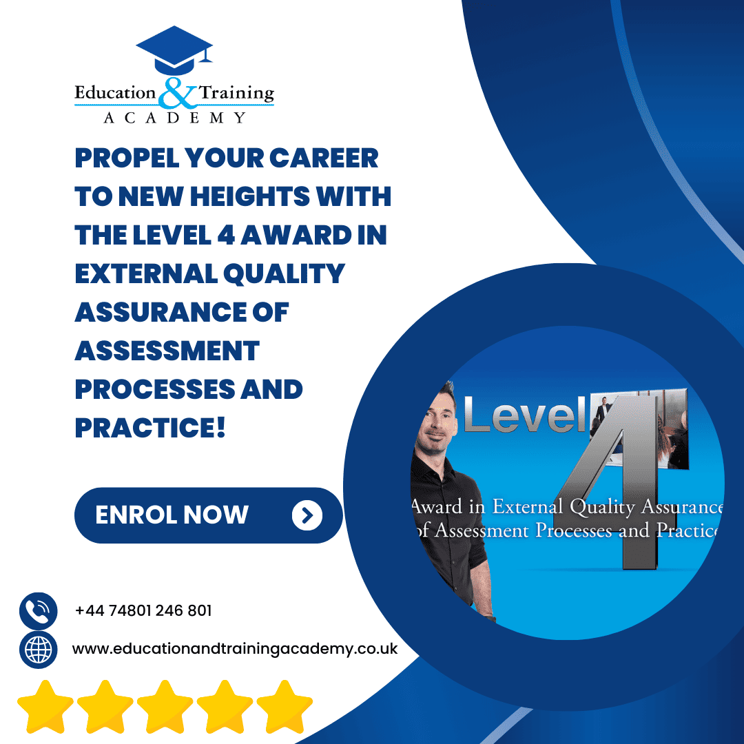 blog propel your career to new heights with the level 4 award in external quality assurance of assessment processes and practice